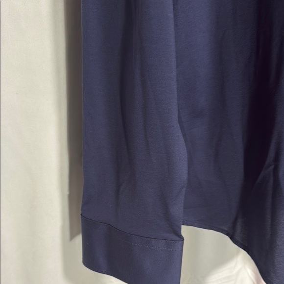 Bugatchi 8-Way Stretch Pearl Snap Shirt Navy XXL - Picture 5 of 11